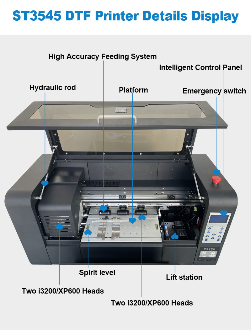 Imprimante DTF A3 30CM avec tê - Commercial Printing Machine For Clothes avis et prix