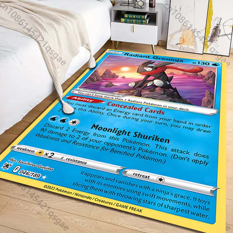 Tapis imprimé avec cartes Poké - Commercial Printing & Graphics avis et prix