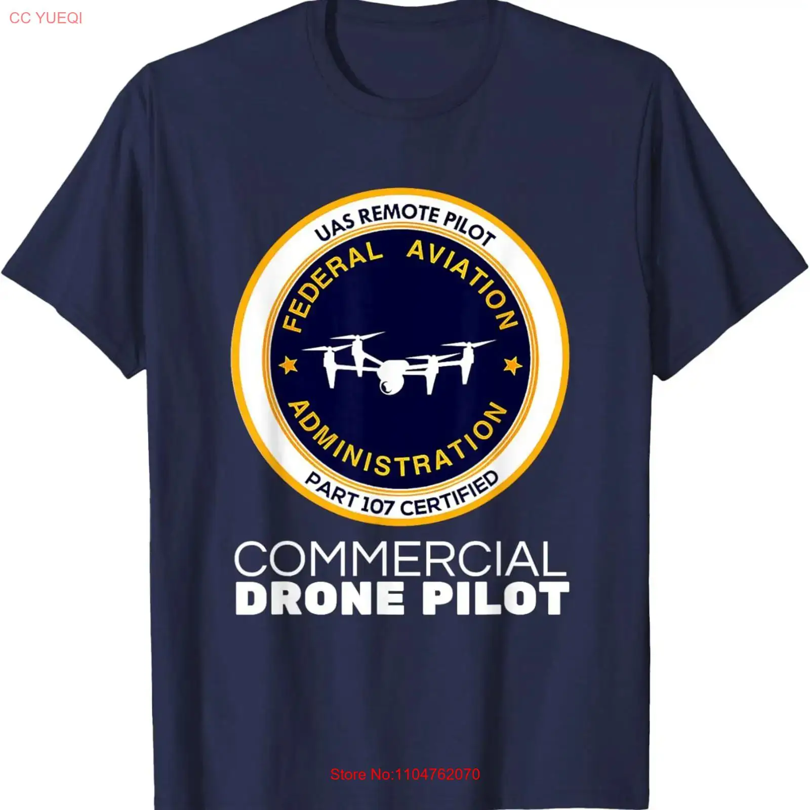 T-shirt FAA Commercial Drone P - Commercial Printing & Graphics avis et prix
