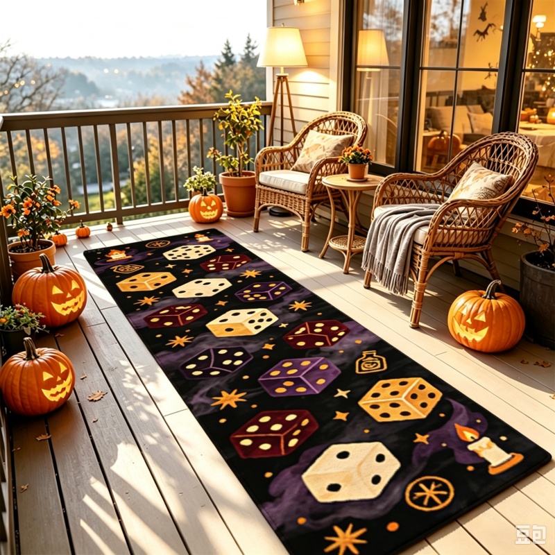 Tapis imprimé lettres Hallowee - Commercial Printing Ink avis et prix